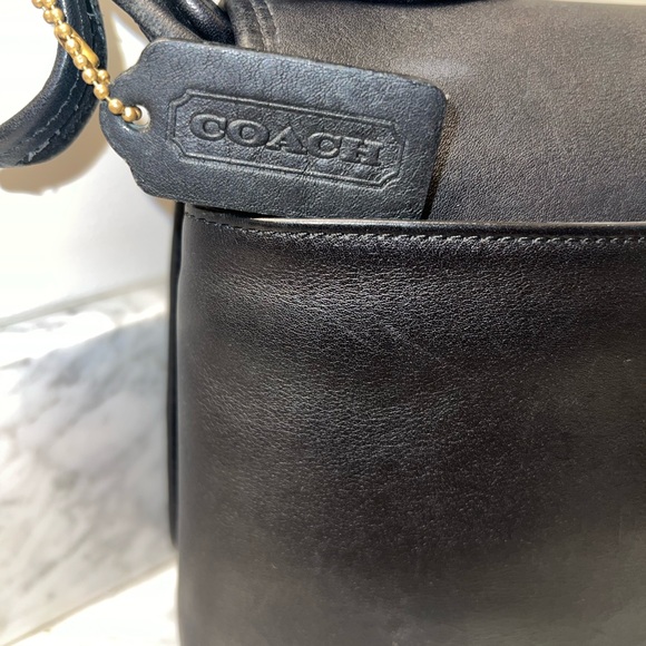 Coach Vintage Leather Black Crossbody Bag - Picture 4 of 9